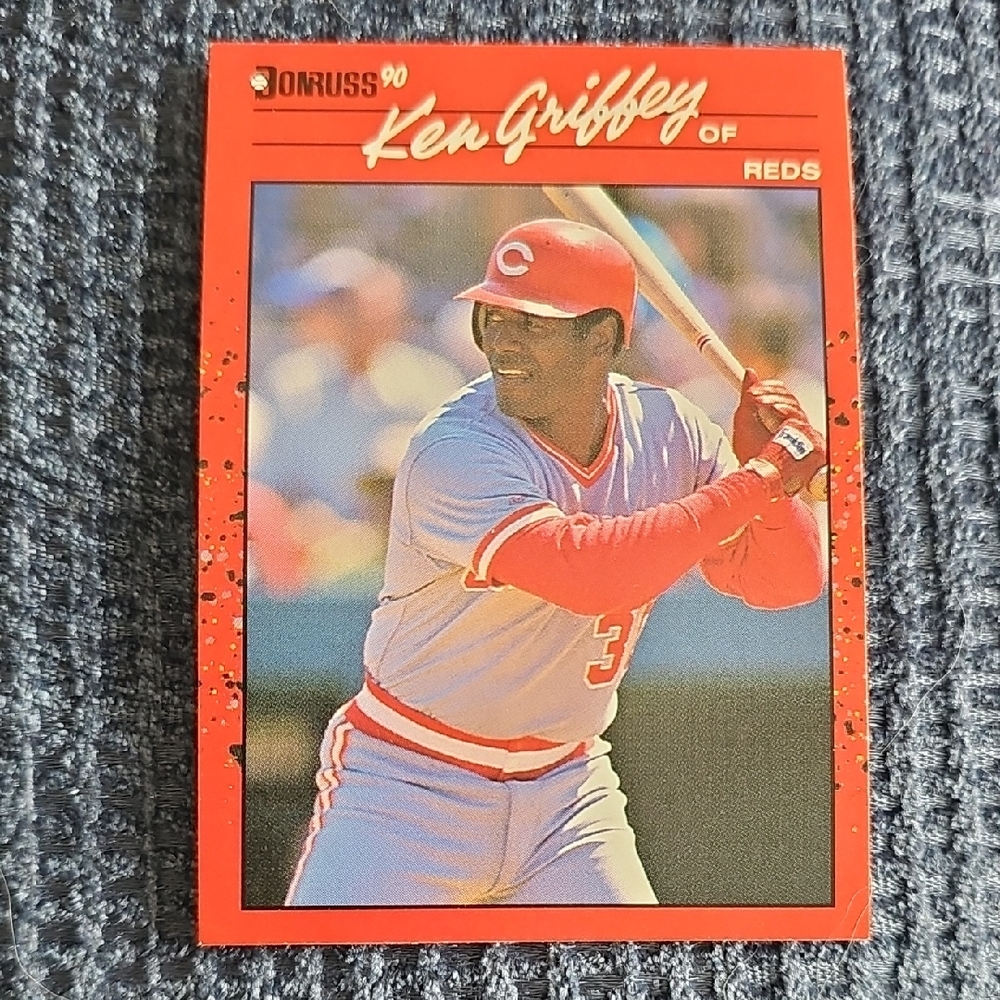 1990 Ken Griffey Reds Donruss Baseball Card #469